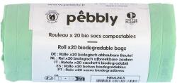 Pebbly Szemeteszsákok NBA243, 20 db szett, komposztálható, Pebbly (PEBBNBA243)