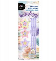 DERFORM Kidea Grafit Ceruza - 3 db-os Illatos Radírral, Macaroons, Zagomaka (ZAGOMAKA) (ZAGOMAKA)