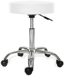 Timeless Tools Gurulós Kozmetikai Szék, Állítható Magassággal - Fehér (HOP1000880-2)