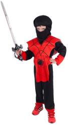 Rappa Costum de copil ninja roșu (S) (RP802087) Costum bal mascat copii