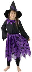Rappa Costum de vrăjitoare pentru copii cu lilieci și pălărie (S) (RP230637) Costum bal mascat copii