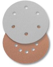Rhodius Disc din Hartie Abraziva, pentru Glet / Vopsea Lavabila / Lemn, Tip 2, R 225, 6 Perforatii, Gr. 120 (EB.37646)
