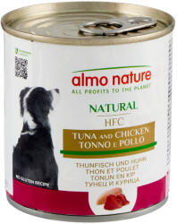 Almo Nature HFC 6x290g Almo Nature Classic Tonhal & csirke nedves kutyatáp