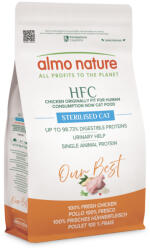 Almo Nature 1, 2kg Almo Nature HFC Adult Sterilized csirke száraz macskatáp