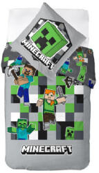  Minecraft Grey ágyneműhuzat 140×200cm, 70×90 cm