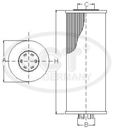 Sct - Mannol Filtru ulei SCT-MANNOL SH 4725 P