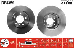 TRW Disc frana fata - PS TRW DF4359