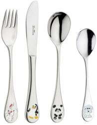 Pintinox Set de tacâmuri pentru copii ARCA DI NOE, set de 4 buc, Pintinox (PIN105000B6) Set pentru masa bebelusi