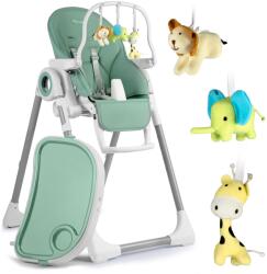 Nukido Belo zöld gyermek étkezőszék + tálca (700506-7250)