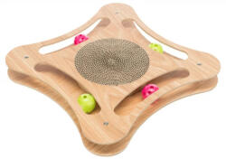 TRIXIE Kaparótábla Játékkal Fa 35x4x35cm - origopet