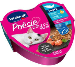 Vitakraft Poésie Delice Plus Macska Alutál Lazac 85g - origopet
