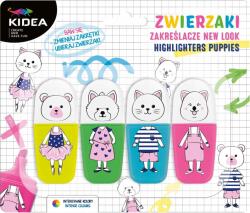 DERFORM Kidea Állatfigurás Mini Szövegkiemelő - 4 db-os (Zznlka) (ZZNLKA) (ZZNLKA)