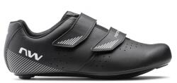 Northwave Jet 3 országúti kerékpáros cipő - fekete