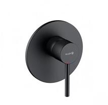 Kludi Bozz falsík alatti zuhanycsaptelep, matt fekete (KL-387553976)