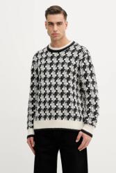 Tommy Hilfiger pulóver gyapjúkeverékből - fekete L - answear - 80 990 Ft