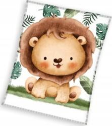 Static Control Oroszlán Giggles coral fleece polár takaró 110x140cm (Ż-CAR-KO-02-72) (Ż-CAR-KO-02-72)