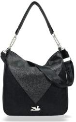 ZELLIA Női Válltáska 25194 Fekete - Crystal-Rimini 2 - (ZLK-25194-99863371)