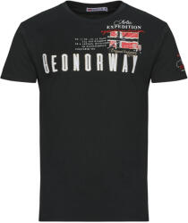 Geographical Norway Tricouri mânecă scurtă Bărbați JASON Geographical Norway Negru EU L
