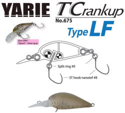 Yarie Jespa YARIE T-CRANKUP 675 TYPE LF 3.5mm 2.6gr C3 Akayari (Y67526C3) - koi-farm