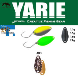 Yarie Jespa YARIE 710T T-FRESH EVO 1.1gr AD3 Saku Pellet (Y710T11AD3)