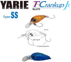Yarie Jespa YARIE T-CRANKUP JR 675 TYPE SS 2.8mm 2.1gr C32 IT Blue (Y67521C32) - koi-farm