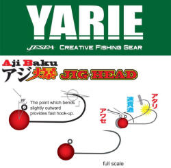 Yarie Jespa JIG FEJ YARIE 646 AJIBAKU RED 6 3.0gr (Y646JH6300)