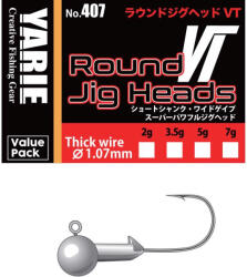 Yarie Jespa JIG FEJ YARIE 407 ROUND VT THICK WIRE 3/0 7.0gr (Y407JH070)