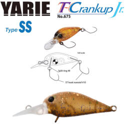 Yarie Jespa YARIE T-CRANKUP JR 675 TYPE SS 2.8mm 2.1gr C5 Mastupele (Y67521C5)