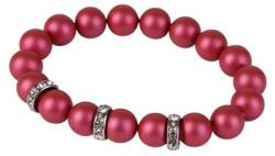 SWAROVSKI Karkötő, fénylő eper SWAROVSKIgyöngyből, fehér rondella kristállyal, 10mm, ART CRYSTELLA M (1831XGY036M)