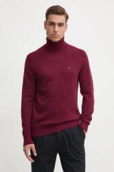 Tommy Hilfiger pulóver kasmír keverékből - burgundia XL