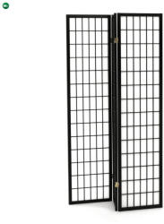  Fekete Tömörfa Paraván. EF-E803 BK