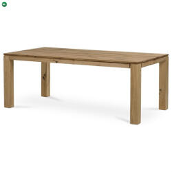Artium Tömör Tölgy Étkezőasztal 200×100 cm. DS-F200 DUB