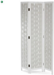  Fehér Tömörfa Paraván. EF-L186 WT