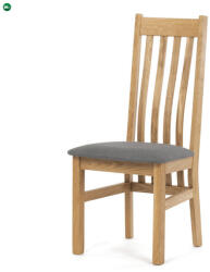  Natúr Tömörfa Étkezőszék, Szürke Üléssel. C-2100 GREY2