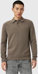 AllSaints gyapjúkeverék pulóver STATTEN - zöld XXL