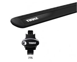 Thule Tetőcsomagtartó Toyota Sienna 2011-től, Thule WingBar Evo Black, tetőkorlátos