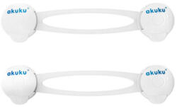 AKUKU többcélú biztonsági zár 2db - fehér
