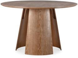 MOME Kerek étkezőasztal tölgyfa dekorral ø 120 cm Zuri - MOME