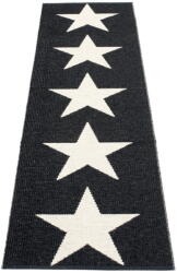 Pappelina Fekete-fehér kültéri-beltéri futószőnyeg 70x250 cm Viggo Black - Pappelina