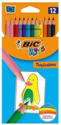 BIC Színes ceruza BIC Kids Tropicolors hatszögletű 12db/készlet (83256611)