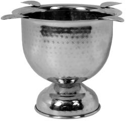 Stinky Eredeti Stinky Cigar nemesacél szivar hamutál 4 szivar számára - kalapált mintázatú (CA-ST-4HSS)