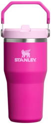 STANLEY Rózsaszín rozsdamentes acél termosz 600 ml IceFlow Flip Straw 2.0 Tumbler Violet Blossom - Stanley
