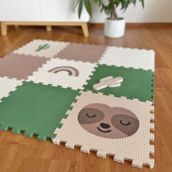 VYLEN Habpuzzle 9 darab - lajhár és szivárvány