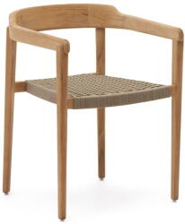 Kave Home Natúr színű tömörfa kerti szék Icaro - Kave Home