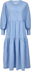 Tchibo - Női poplin ruha - nő - méret 36 - kék