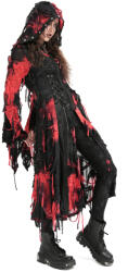 Devil fashion дамско палто DEVIL FASHION - Black and Red Gothic - CT245