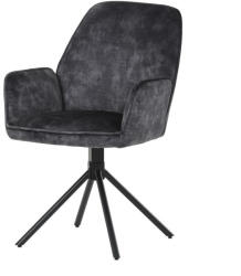  Fekete Bársony Étkezőszék. HC-511 BK4 (artHC-511-BK4)