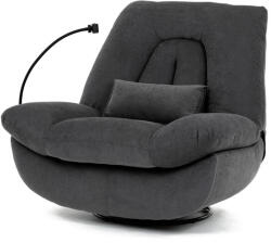  Elektromos vezérlésű szürke szövet dönthető fotel. TV-7081 GREY2 (artTV-7081-GREY2)