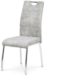  Ezüst Vintage Szövet Étkezőszék. HC-486 SIL3 (artHC-486-SIL3)