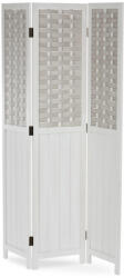  Fehér Tömörfa Paraván. EF-L145 WT (artEF-L145-WT)